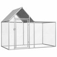 thumbnail image 1 of vidaXL Chicken Coop 2x1x1.5 m Galvanised Steel, 1 of 4