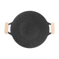 thumbnail image 1 of Elodie BBQ Pan Cookware Barbecue Tray Roast Plate for Picnic Kitchen Indoor Outdoor 28cm, 1 of 8