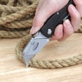 thumbnail image 4 of Swiss Tech Aluminum Folding Utility Knife with 10 Blades,Quick Release Mechanism, 4 of 8