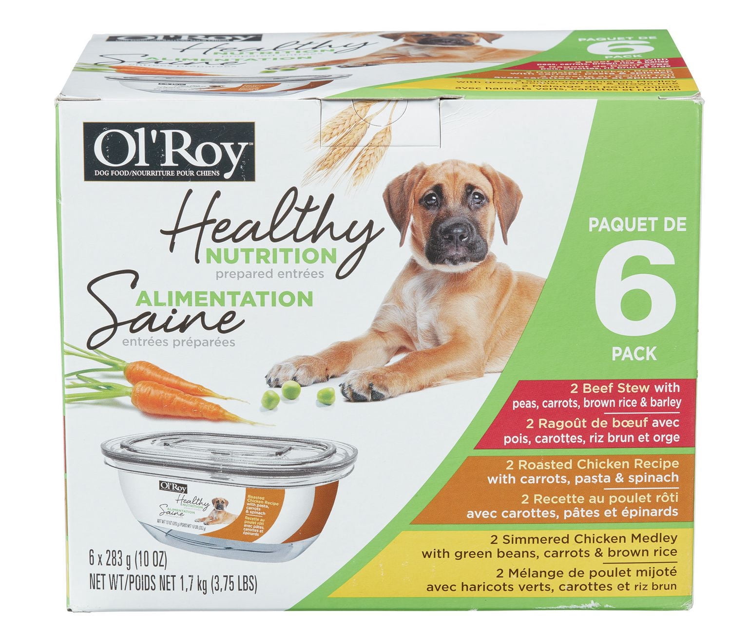 Ol' Roy Ol'Roy Alimentation Saine Entrées Préparées - Assortiment