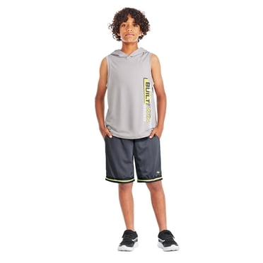 Ensemble 2 pièces avec débardeur à capuchon Athletic Works pour garçons.
