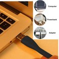 thumbnail image 3 of Lot de 3 Mini Lampes à DEL USB, Lumière USB pour Clavier d'Ordinateur Portable, Lumière de Lecture Flexible, Lumière à DEL Alimentée par USB, Lumière Portable pour Ordinateur Portable USB Noir, 3 of 6
