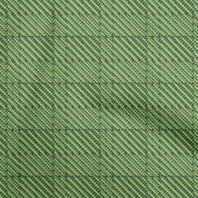 oneOone Velvet Green Fabric Diagonal Sewing Material Print Fabric By The Yard 58 Inch Wide