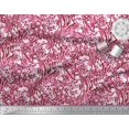 thumbnail image 3 of Soimoi Red Rayon Fabric Leopard & Wild Animal Skin Decor Fabric Printed BTY 56 Inch Wide, 3 of 3