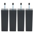 thumbnail image 2 of GROWTH TANK 4pcs 5.9inch Lit en Plastique Risers Table Pieds Plinthe Plancher Protecteur M8 Thread, 2 of 9