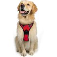 thumbnail image 1 of rabbitgoo Harnais pour Chien, Harnais pour Animal de Compagnie Anti-Traction avec 2 Pinces pour Laisse (Rouge), 1 of 4