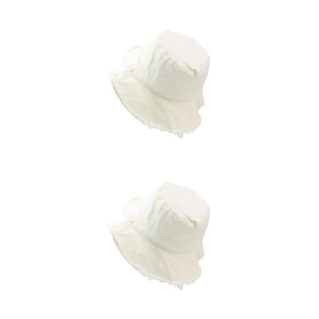 maskred Stay Sun Safe And Stylish With Bucket Hat For Outdoor Adventures M Easy To Wear beige 2Set
