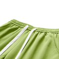 thumbnail image 3 of EOYWHK Mens Gym Shorts Elastic Waist Workout Shorts Drawstring Loose Wide-Leg Half Length Lounge Trouser ,S-3XL, 3 of 5