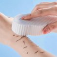thumbnail image 4 of Super Soft Exfoliating Bath Sponge - Pain-Free Microfiber Dead Skin Remover, Gentle for All Skin Types (Dry/Oily/Sensitive), Deep Cleansing, Quick-Drying, Reusable & Durable Tool, 2.75*5.31in, White, 4 of 5