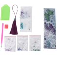 thumbnail image 2 of DIY Special Shaped   Painting Bookmark, Leather Tassel Bookmark, For Artist Beginner, 2 of 8