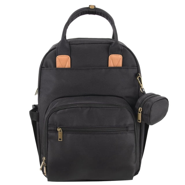 Sac à dos pour sac à langer de bébé de Baby Essentials ‘The Essential’ , noir