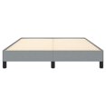 thumbnail image 3 of vidaXL Bed Frame Light Grey 137x190 cm Full Fabric, 3 of 6