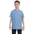 thumbnail image 1 of Hanes 54500 Youth Tagless T-Shirt - Light Blue - Large, 1 of 1