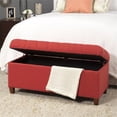thumbnail image 4 of HomePop Ainsley Button Tufted Storage Bench, Multi, 4 of 14