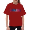 thumbnail image 5 of Ketyyh-chn99 Shirts Chemises pour Filles Enfants T-Shirt à Col Rond Hauts Tee Blouse Filles T-Shirt à Manches Courtes T-Shirt d'Été à Col Rond Coupe Décontractée Chemises Basiques pour 8-9 Ans, Rouge, 5 of 5