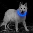 thumbnail image 2 of USB Rechargeable LED Dog Collar Glowing pet Dog Collar for Night Safety  Water Resistant Cuttable TPU Light Up Collars Fashion Light up Collar for Small Medium Large Dogs, 2 of 8