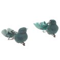 thumbnail image 1 of Glitter Feather Tail Bird Green - Set of 12, 1 of 3