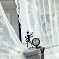 thumbnail image 1 of XZNGL Window Curtains Flower Sheer Curtain Tulle Window Treatment Voile Drape Valance 1 Panel Fabric, 1 of 6