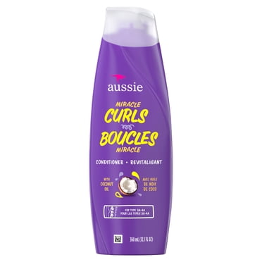 Aussie Miracle Curls Conditioner with Coconut Oil, Paraben Free, 360 mL
