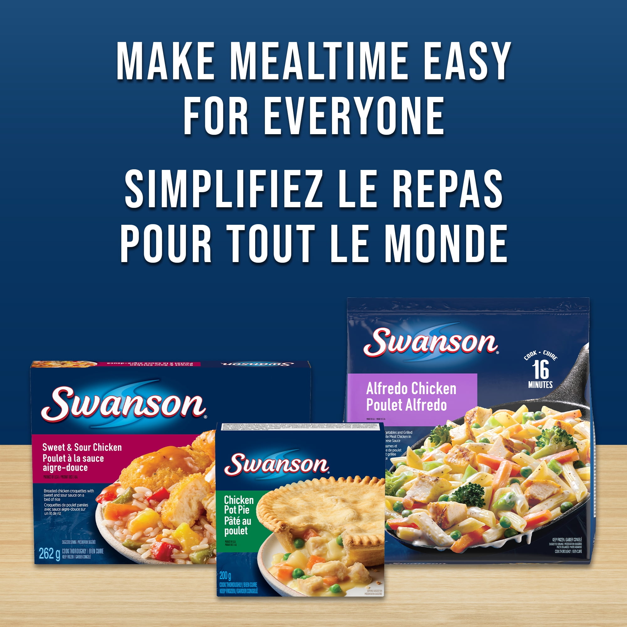 Swanson Garlic Chicken meal, 1.19 kg