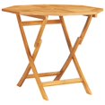 thumbnail image 4 of vidaXL 5 Piece Garden Dining Set Solid Wood Teak, 4 of 5