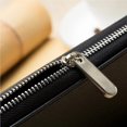 thumbnail image 2 of maskred Pattern Men Wallet Leather Long Wallet Purse with Zipper Closure Black, 2 of 6