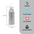 thumbnail image 3 of HOLIDAY TIME 17oz Stainless Steel Water Bottle, 3 of 5