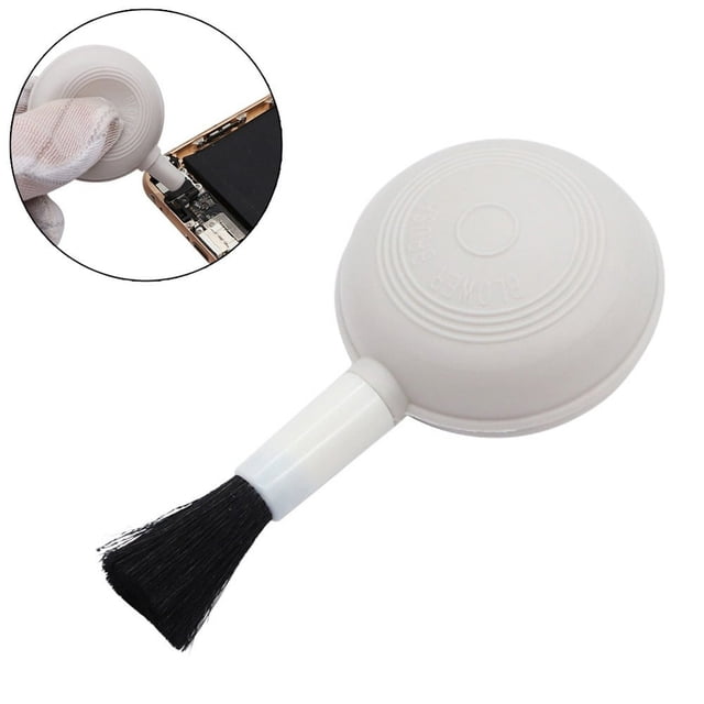HLONK 2 In 1 Cleaning Dust Remover Air Blower Brush Removable Dust Cleaner for Camera