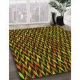 thumbnail image 3 of Ahgly Company Tapis d'Intérieur Lavables en Machine, Ronds de Nuit Transitionnel, Ronds de 5 Pi, 3 of 7