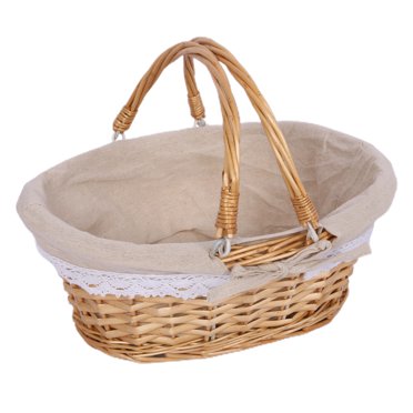 Panier Tressé en Rotin, Panier de Pique-Nique en Osier Panier de Pique-Nique en Osier Panier à Main en Osier Performance Fiable