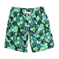 thumbnail image 1 of Short de Plage Décontracté en Coton et Lin à Cordon Style Ethnique Floral Jaune L, 1 of 7