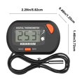 thumbnail image 3 of Aquarium Thermometer with Probe | Fish Tank Temperature Monitor | Waterproof Digital Thermometer for Reptile Turtle Habitat | Suction Cup Mounted Lcd Display for Indoor Aquariums, 3 of 7