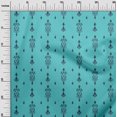 thumbnail image 2 of oneOone Polyester Lycra Fabric Arrow & Paisley Ikat Printed Craft Fabric BTY 56 Inch Wide, 2 of 4