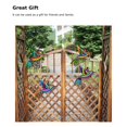 thumbnail image 4 of Wweixi Iron Hummingbird Hanging Home Decor Crafts Ornament Birds Outdoor Blue 1Set, 4 of 6