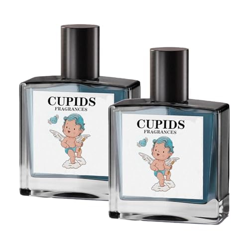 Cupid Cologne For Men,Cupid Pheromone Cologne For Men,Cupid Hypnosis Men's Cologne,Long Lasting Romantic Perfume (2pcs)