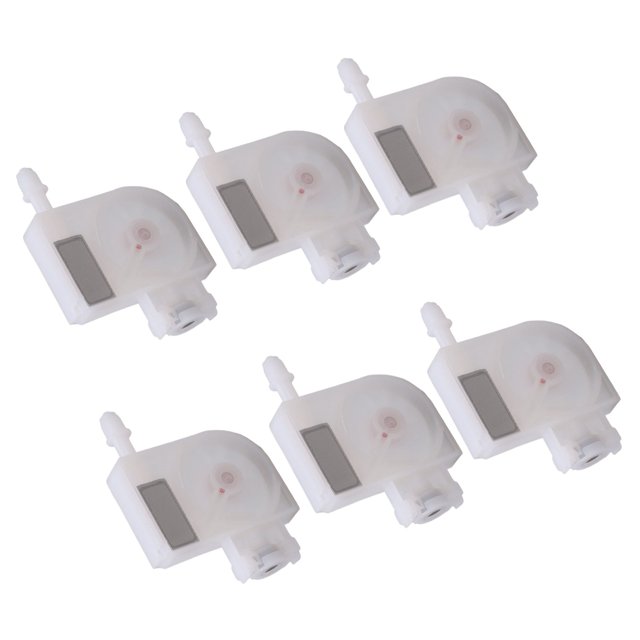 Ink Damper, PP Plastic Fast Filtering 6PCS Printhead Damper With Mesh Filter For 4800 7800 7880 9800 Models