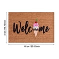 thumbnail image 2 of Coir Doormat Holder Front Door Mat Outside Entrance Spring Rug Summer Home Decor Outdoor Door Mat Indoor Entrance and Outside Doormat Mats for Entrance High Traffic Areas Entry, 16x24 Inch, 2 of 4