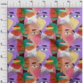 thumbnail image 3 of oneOone Cotton Poplin Amethyst Fabric Abstracts Sewing Craft Projects Fabric Prints By Yard 56 Inch Wide, 3 of 5