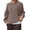 Coffee, variant on LUOGENLI Womens Sweaters Dressy Casual Drop Shoulder Crop Sweater Women's Casual Oversized Pullover Sweater Soft Long Sleeve Crewneck Tunic Loose Fit Winter Fall Solid Color Sweater White Size XXXL