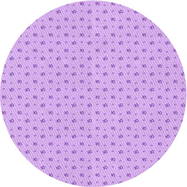 Ahgly Tapis d'Intérieur Lavable en Machine Carré Transitionnel Heliotrope Violet, 3 Pieds Carré