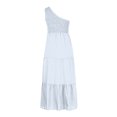 thumbnail image 5 of EGNMCR Robes d'Été Femmes Tendance 2024 Robe Bohème d'Été pour Femmes Imprimée Épaule Sans Manches Smockée Fluide à Volants Plage Maxi, 5 of 5