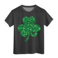 thumbnail image 1 of WEAIXIMIUNG T-Shirts pour Adolescentes 12-14 Ans Tendance Manches Courtes Été Col Rond T-Shirt Coupe Décontractée Basique 8-9 Ans, 1 of 4