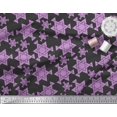 thumbnail image 3 of Soimoi Polyester Crepe Fabric Star Tetrahedron Geometric Decor Fabric Printed Yard 42 Inch Wide, 3 of 3