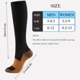 thumbnail image 2 of Yhmxh Sports and Outdoors Unisex Compression Are For Running Protective Sports Stockings Sport Socks, 2 of 2