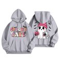 thumbnail image 1 of WEAIXIMIUNG Womens Sweatshirt Graphic Ladies' Letter Printed Hooded Sweatshirt, 1 of 5