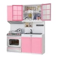 thumbnail image 3 of Kitchen Playset Sink Set for Play Games Gifts Pink, 3 of 10