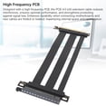 thumbnail image 3 of PCIe 4.0 Riser Cable, PCIe 4.0 X16 High Speed Flexible Extender Card Extension Port 180 Degree Adapter GPU Extension Cable for RTX 4090 Ti for 8900 Xt, 3 of 7