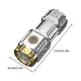 thumbnail image 3 of Boovnll Flashlight, New Strong Light Super Bright Home Charging Outdoor Portable Long Range Flashlight Eight Eyed Flashlight, Flashlights High Lumens, 3 of 9