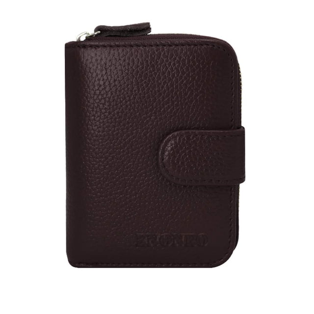 Credit Card Case Rfid Protection Card Holder Wallet Women Leather With 12 Cards 4 Id Windows & 2 Money Coin Pocket Compartments Wallet Women Small Wallet Women