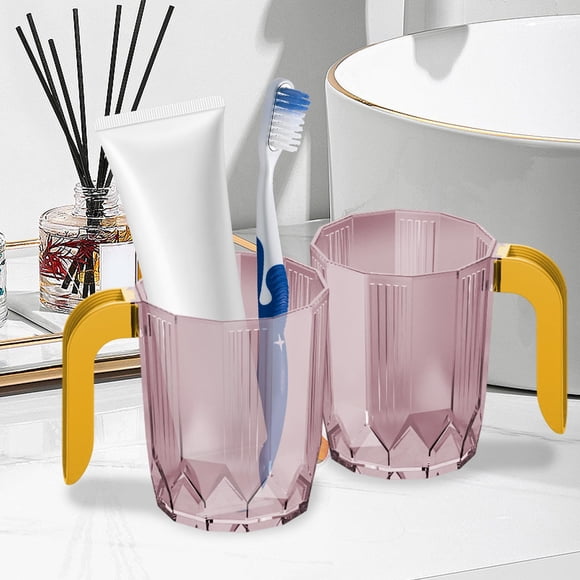 Tasse de Rince-Bouche, Tasse de Brossage, Tasse de Lavage pour Couple Domestique de Haute Qualité et Grande Valeur, Tasse à Brosse à Dents Créative pour Étudiants en Dortoir, Matériau Durable, Facile à Nettoyer, Usage Multiple